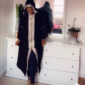 Maxi dress with hudi